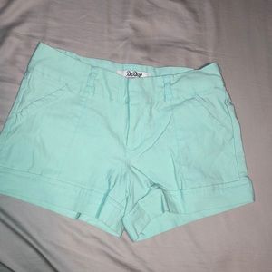 Teal shorts